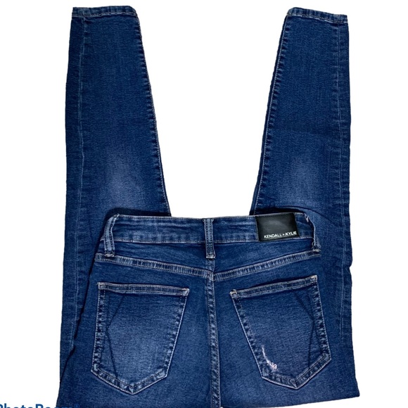 Kendall & Kylie The Ultra Babe Skinny Distressed Ladies Jeans Sz 1/25 - Picture 4 of 5